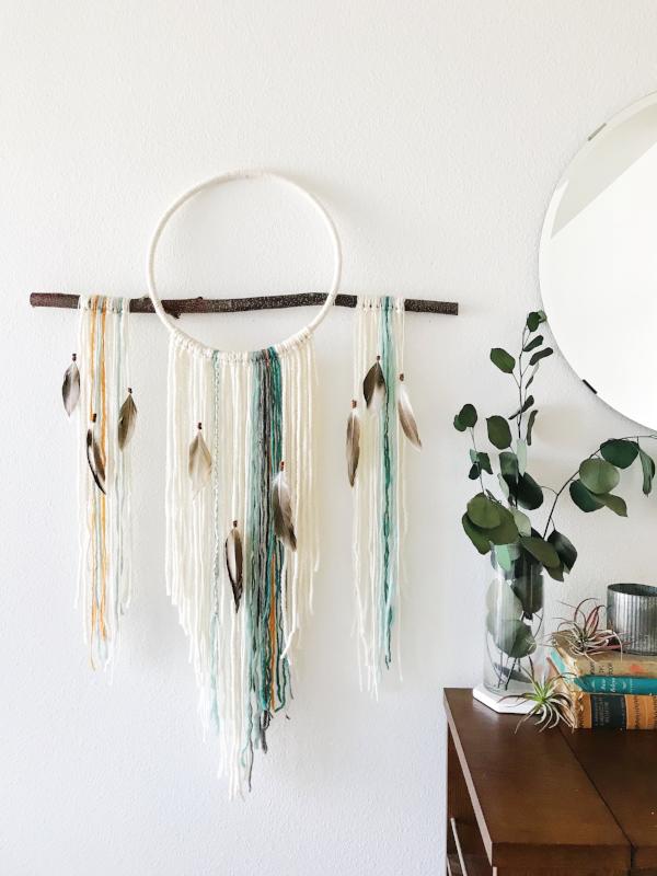large dream catcher wall hanging | bast and bruin