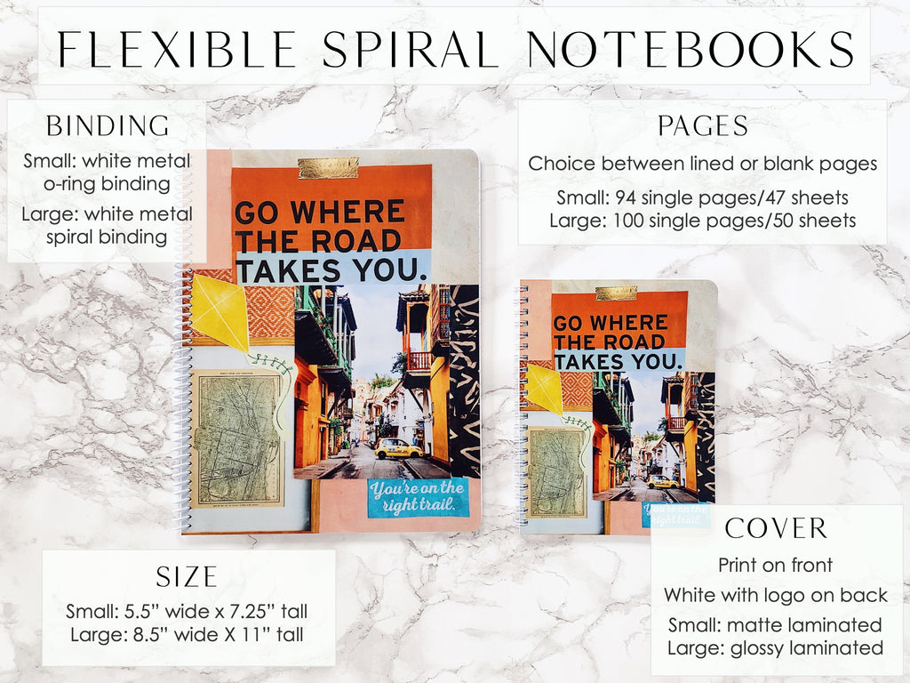 Lined Paper Spiral Notebook for Sale by herizon