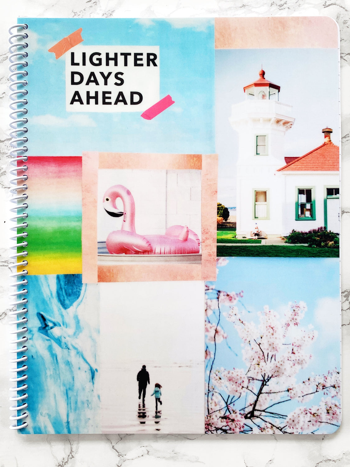 Lighter Days Ahead - Large Notebook