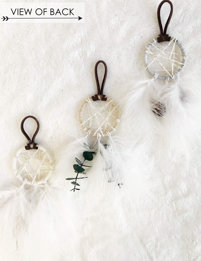 Winter Garden Dream Catcher Ornament - Pinecone